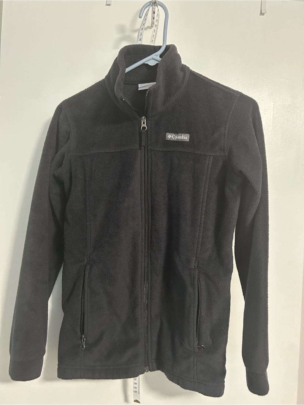 Columbia Black Full-Zip Fleece Pullover